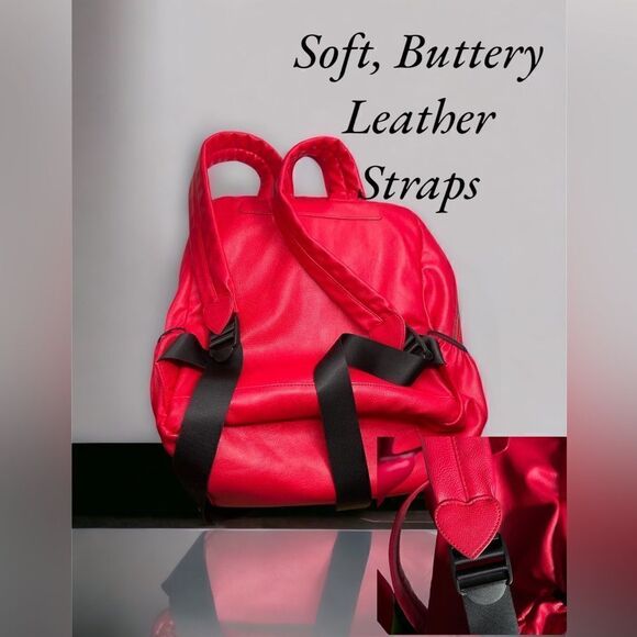 BETSEY Johnson l  Quilted Leather l Full-Size Backpack l Front Organizer l Extra main image 6